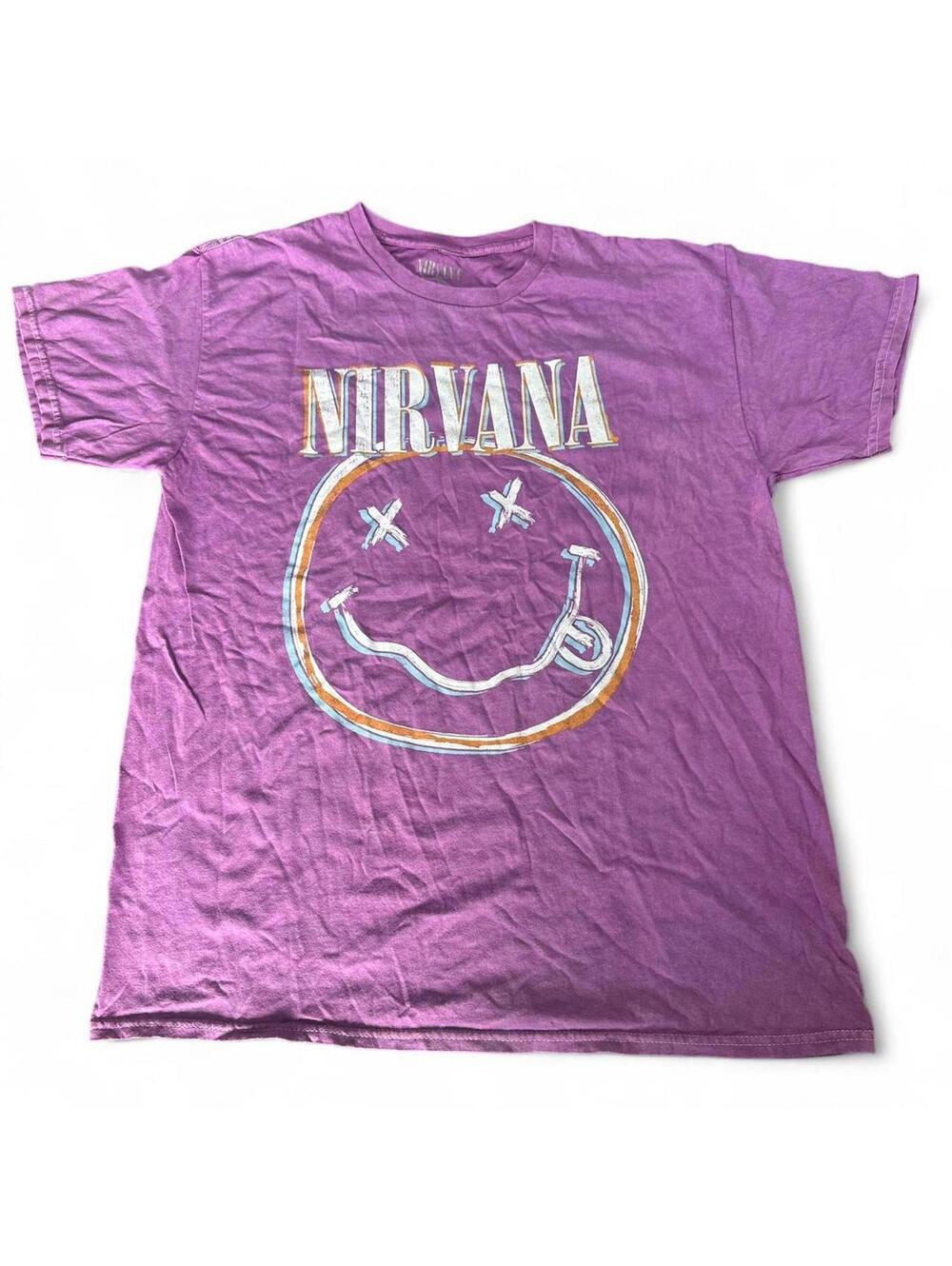 💖 NWOT NIRVANA L SMASHED FACE TEE 💖